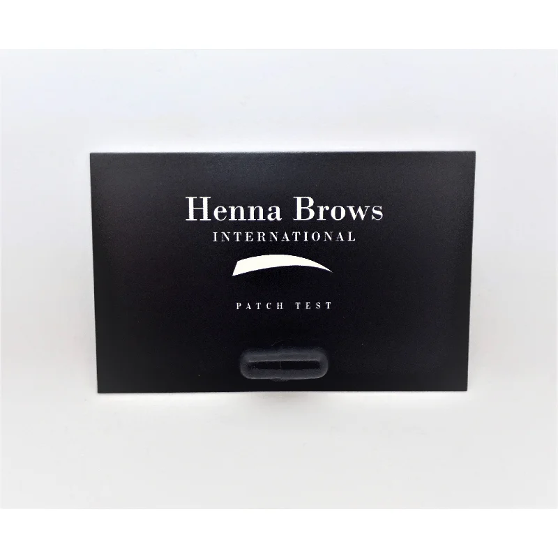 Scalp awakening serum-Henna Brows Patch Test Cards