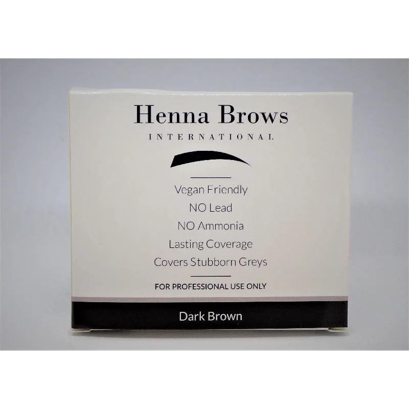 Humidity resistant cream-Henna Brows Powder - Dark Brown