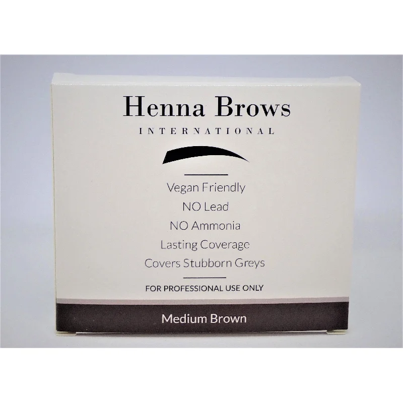 Frizz taming oil-Henna Brows Powder - Medium Brown