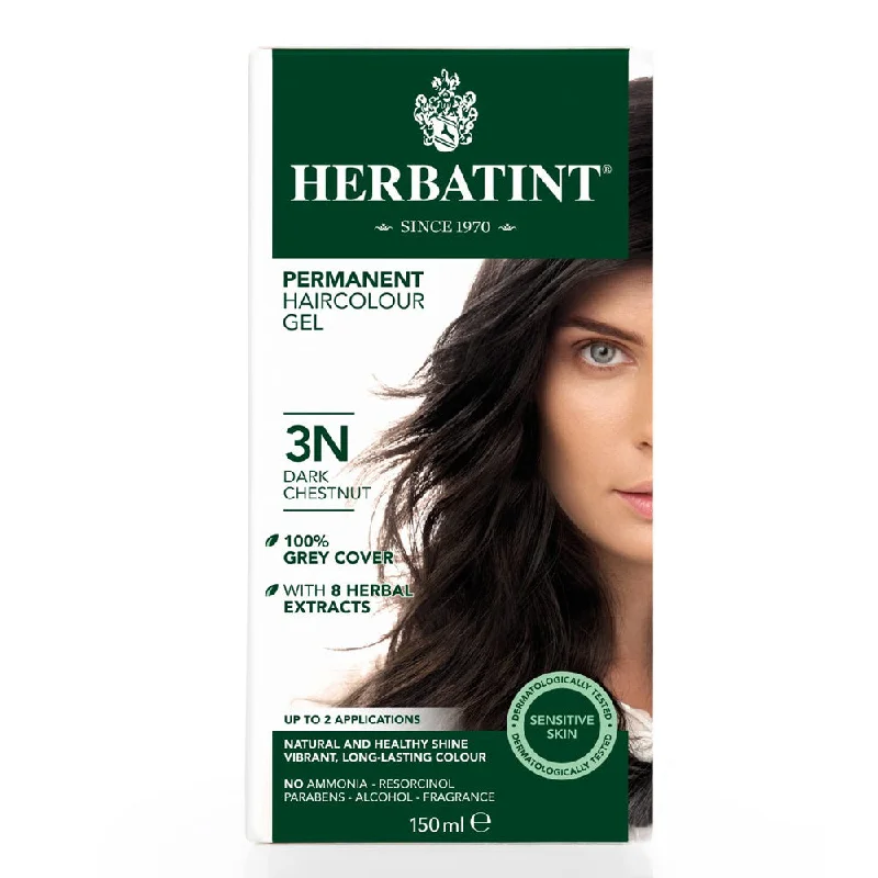 Scalp renewal mist-Herbatint Permanent Hair Colour Gel - 3N Dark Chestnut