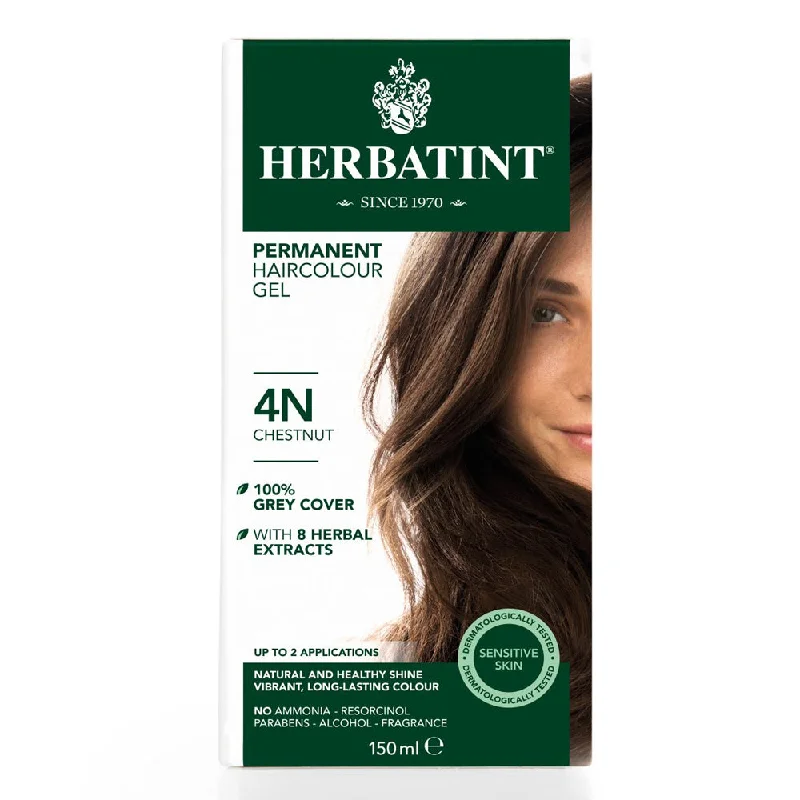 Styling lotion-Herbatint Permanent Hair Colour Gel - 4N Chestnut