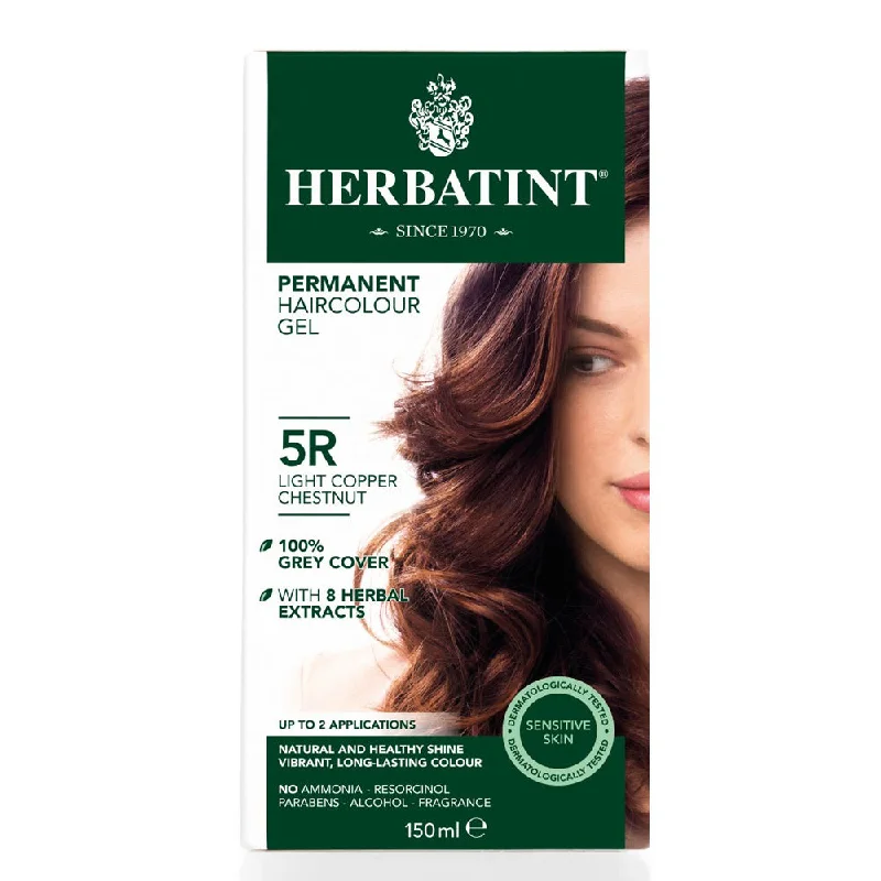 Strand defense lotion-Herbatint Permanent Hair Colour Gel - 5R Light Copper Chestnut