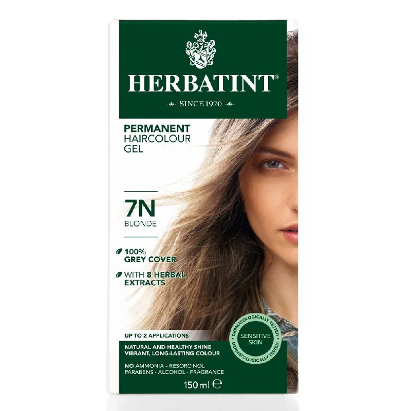 Strengthening cream-Herbatint Permanent Hair Colour Gel - 7N Blonde