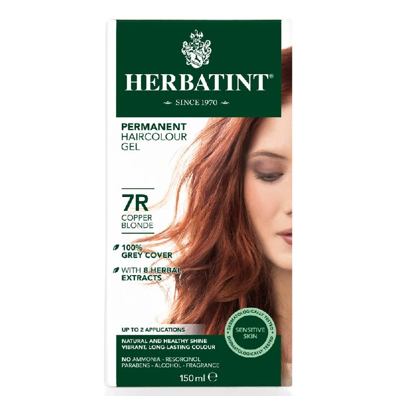 Humidity reducing lotion-Herbatint Permanent Hair Colour Gel - 7R Copper Blonde