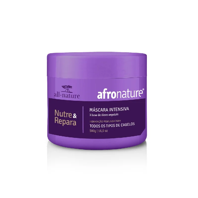 Natural hair care for hair moisture-Hydration Moisturizing Nourishing Repair Afro Intensive Mask 500g - All Nature