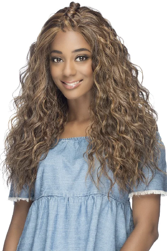 Synthetic wigs with deep part-Vivica A Fox Isadora