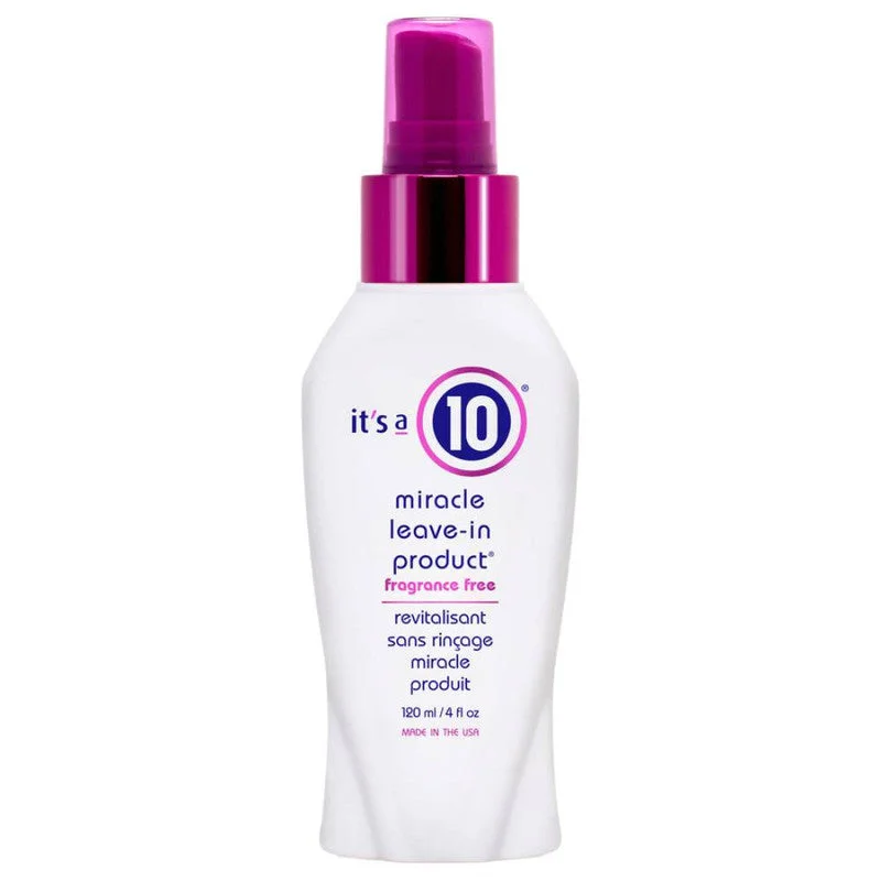 Best hair care for scalp toughness-It's a 10 Miracle Leave-In Fragrance Free 4 oz