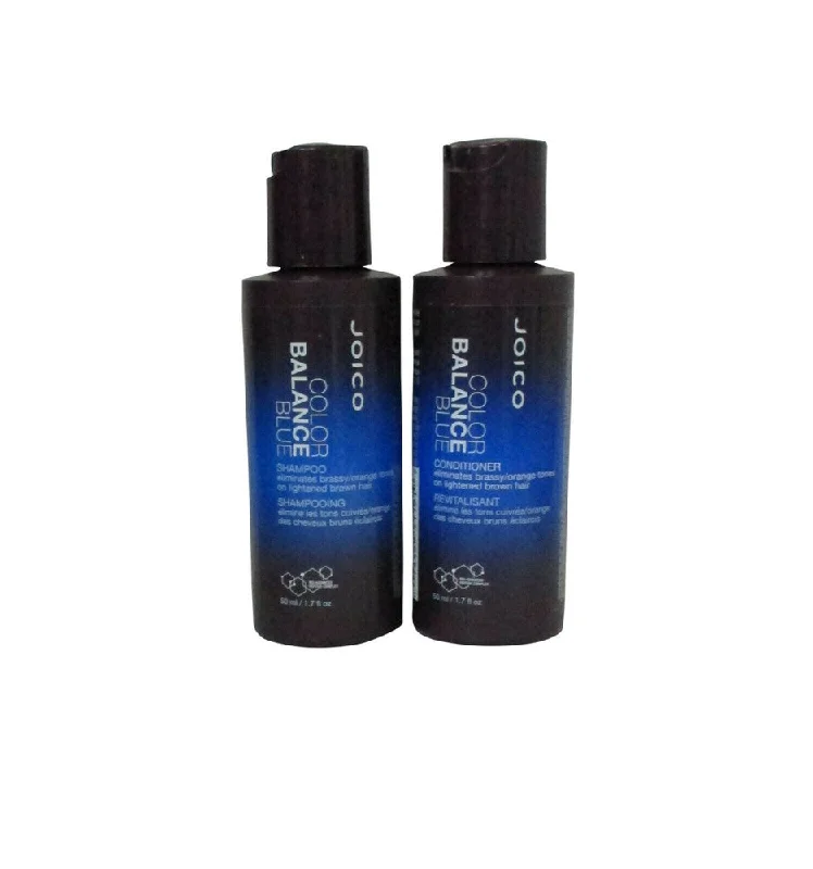 Lock lotion-Joico Color Balance Blue Shampoo and Conditioner 1.7 oz Duo Travel Size