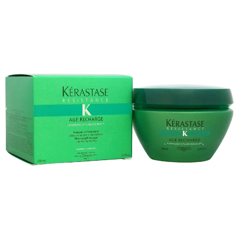 Scalp clarifying balm-Kerastase Resistance Age Recharge Firming Gel Hair Masque, 6.8 Oz