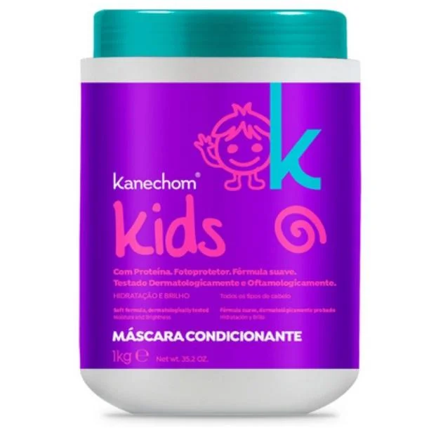 Best hair care for hair moisture-Kids Moisturizing Conditioning Photoprotector Treatment Mask 1Kg - Kanechom