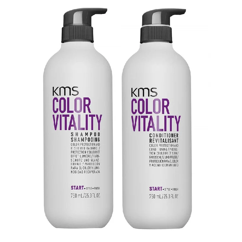 Shaping wax-KMS Color Vitality Shampoo and Conditioner 25.3 oz DUO