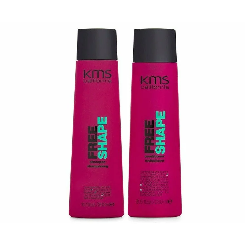 Vitalizing cream-KMS Free Shape Shampoo and Conditioner Duo Pack 10.1-8.5 oz