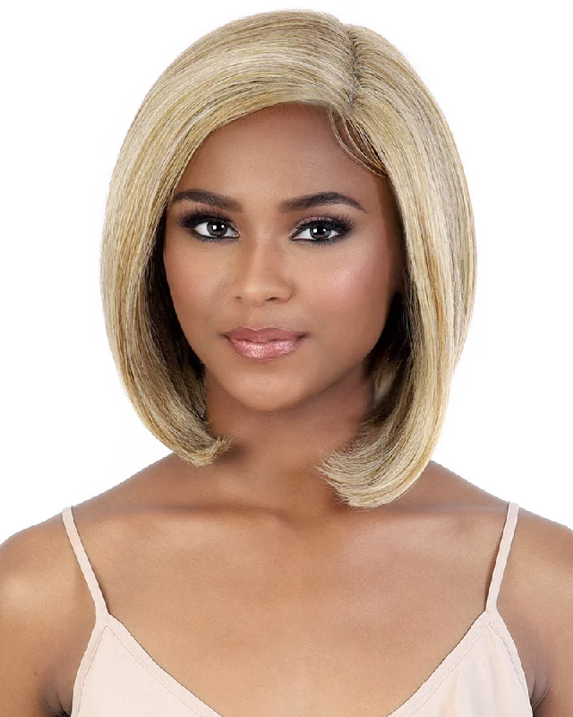 Synthetic wigs for exclusive deals-LDP-Imana | Lace Front & Lace Part Synthetic Wig by Motown Tress