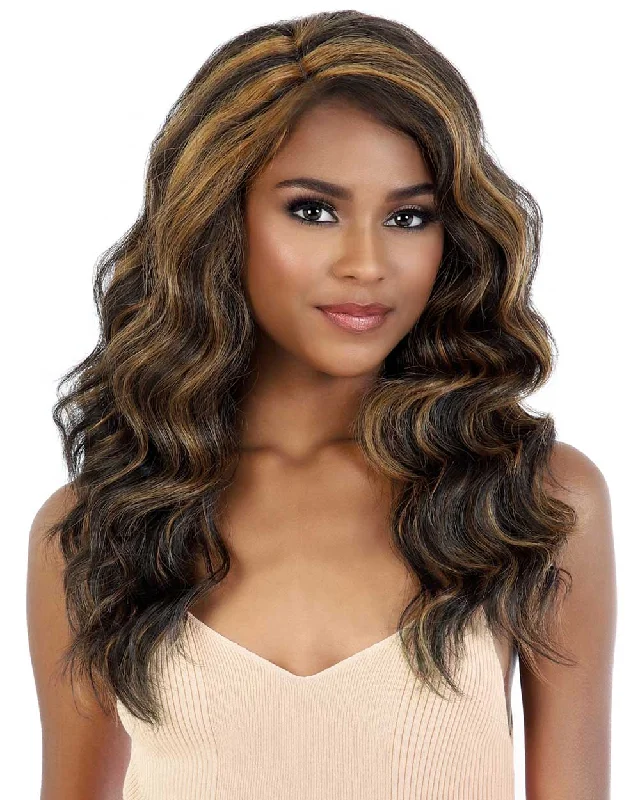 Synthetic wigs for formal dinners-LDP-Sally | Lace Front & Lace Part Synthetic Wig by Motown Tress