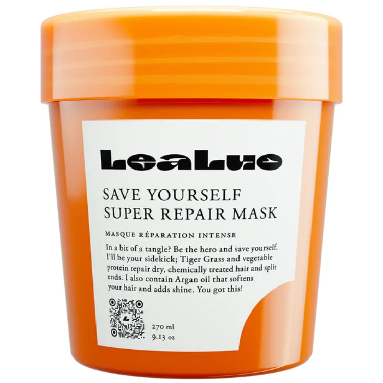 Hair care for weak kinky waves-Lealuo Save Yourself Super Repair Mask 9.13 oz