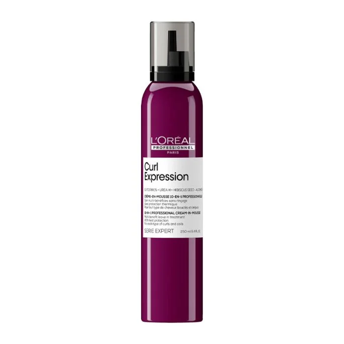 How to repair oily soft hair-L'Oreal Serie Expert Curl Expression 10-1 Mousse Treatment 250ml