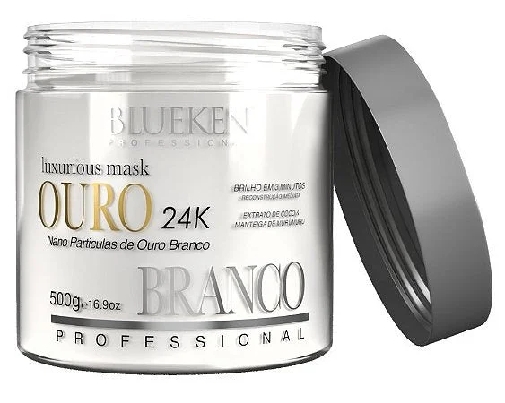 How to care for heavy curls-Blueken Luxurious Mask White Gold 500G