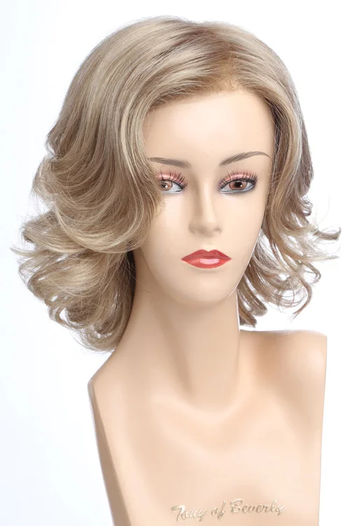 Synthetic wigs for costume design-Macie Synthetic Wig by Tony of Beverly | Mid-Length, Wavy | Hand Tied |Full Mono Cap