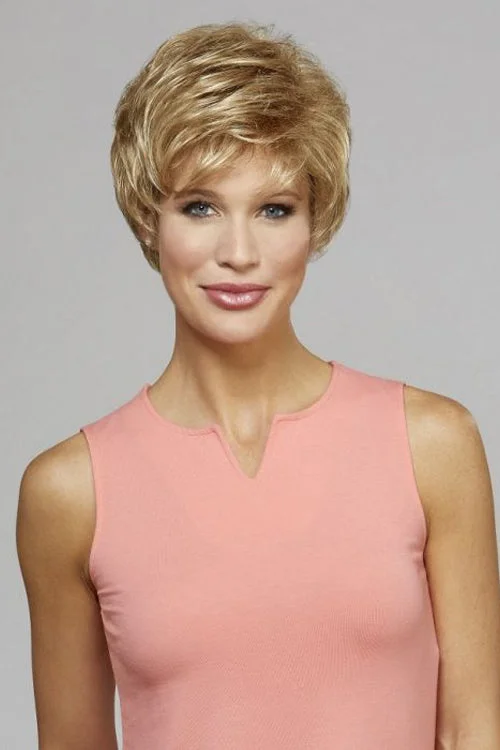 Synthetic wigs for fantasy parties-Marnie Synthetic Wig by Henry Margu | Short, Wavy | Basic Cap