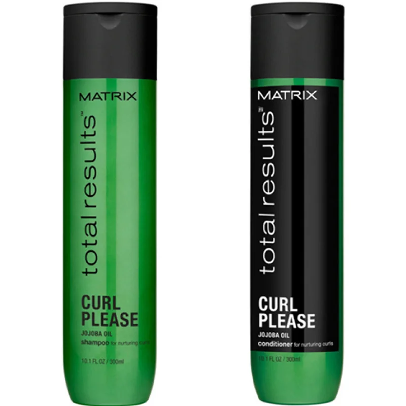 Scalp nourishing cream-Matrix Total Results Curl Please Shampoo and Conditioner 10.1 oz Duo