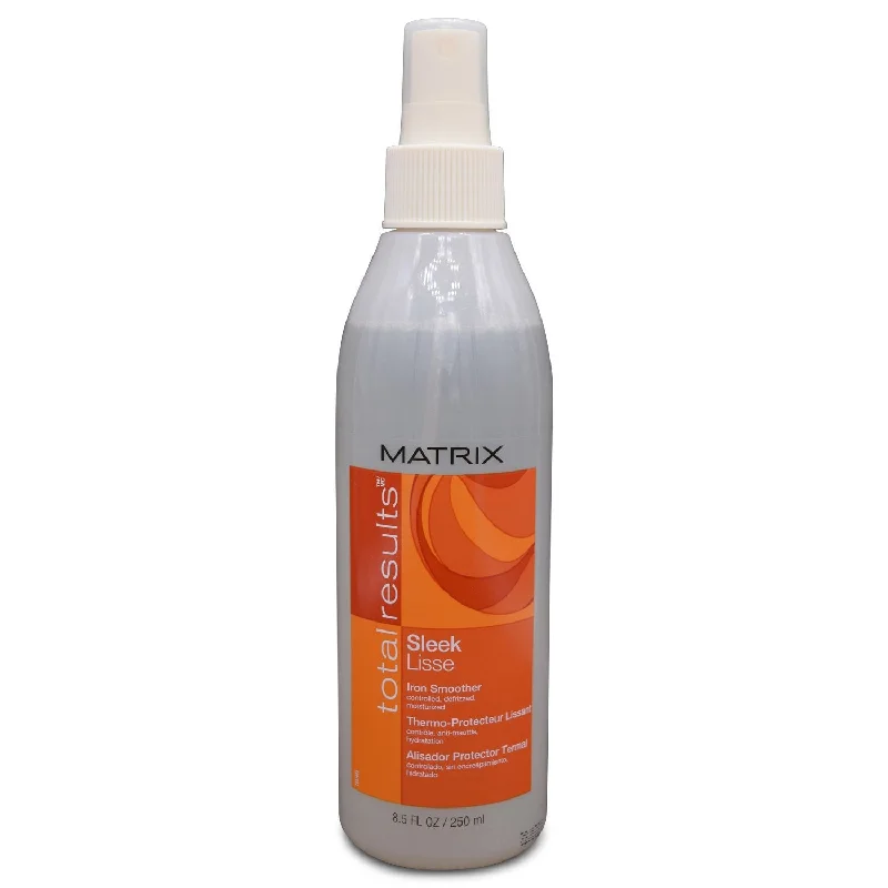 Moisturizing lotion-Matrix Total Results Sleek Iron Smoother Defrizzing Leave-In Hairspray 250ml