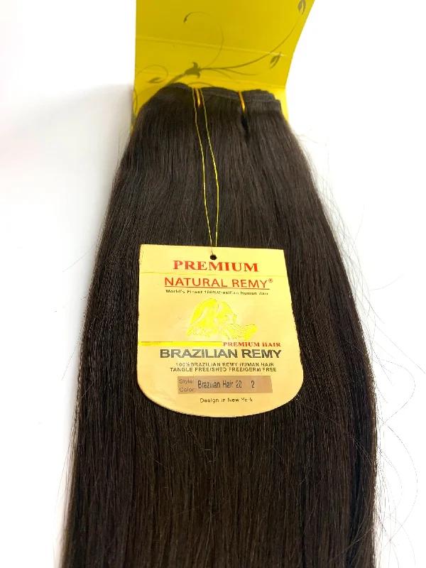 Curl extending balm-WEFT ..PREMIUM NATURAL REMY 100% BRAZILIAN HUMAN HAIR TANGLE FREE/SHED FREE/GERM FREE .20 .INCH # 2.