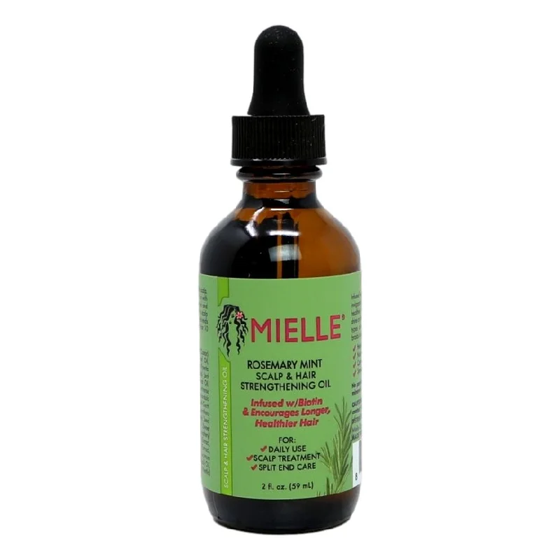 Edge soothing balm-Mielle USA Label Rosemary Mint Scalp & Hair Strengthening Oil Export