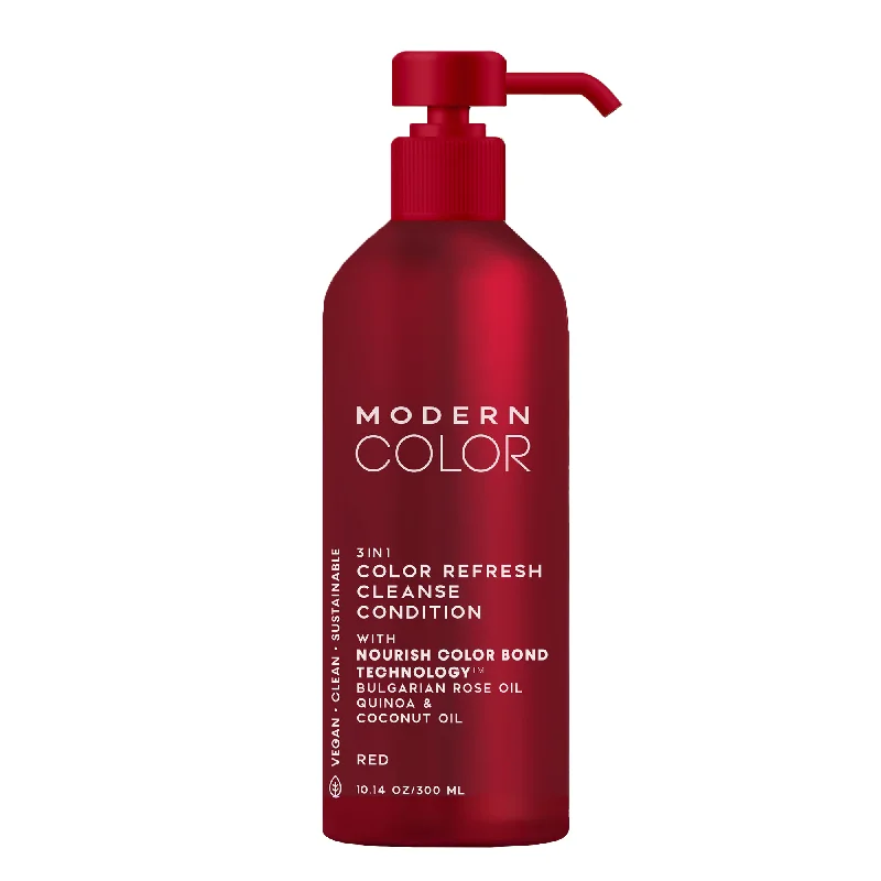 Volume defining cream-Modern Color 3-in-1 Color Refresh Cleanse Condition - Red