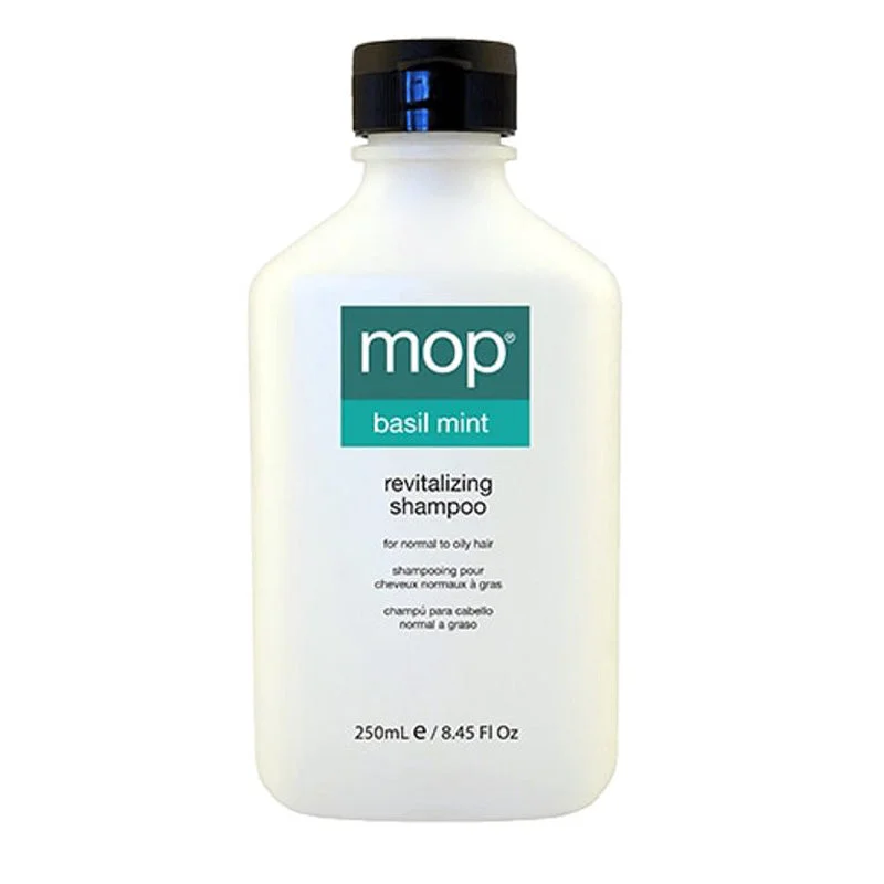 Shine lotion-MOP Basil Mint Revitalizing Shampoo for Normal to Dry Hair 8.5 oz