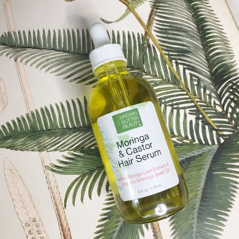 Styling mist-Moringa + Castor Oil Softening Hair Serum