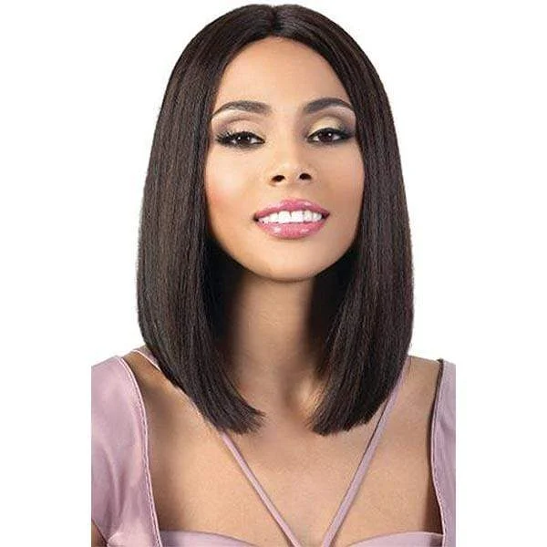 real person hair ring bold weave-Motown Tress Persian 100% Virgin Remi Human Hair Swiss Lace Wig - HPLP GIGI