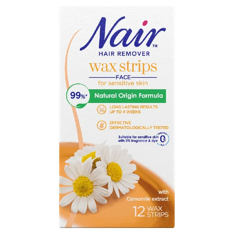 Cooling oil-Nair Hair Removal Facial Wax Strips 16    