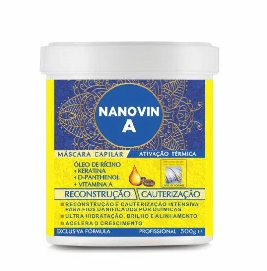 Best hair care for dry luster-Nanovin Reconstruction Cauterization Thermal Activation Mask 500g - Nanovin A