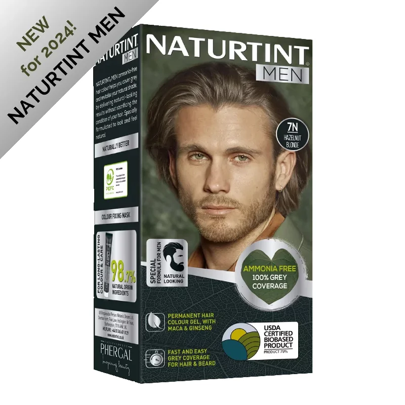 Curl amplifying lotion-Naturtint Men Permanent Hair Colour Gel 7N Hazelnut Blonde