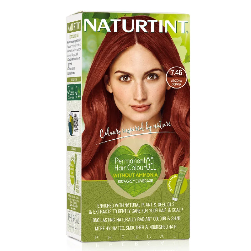 Scalp renewal oil-Naturtint Permanent Hair Colour Gel - 7.46 Arizona Copper