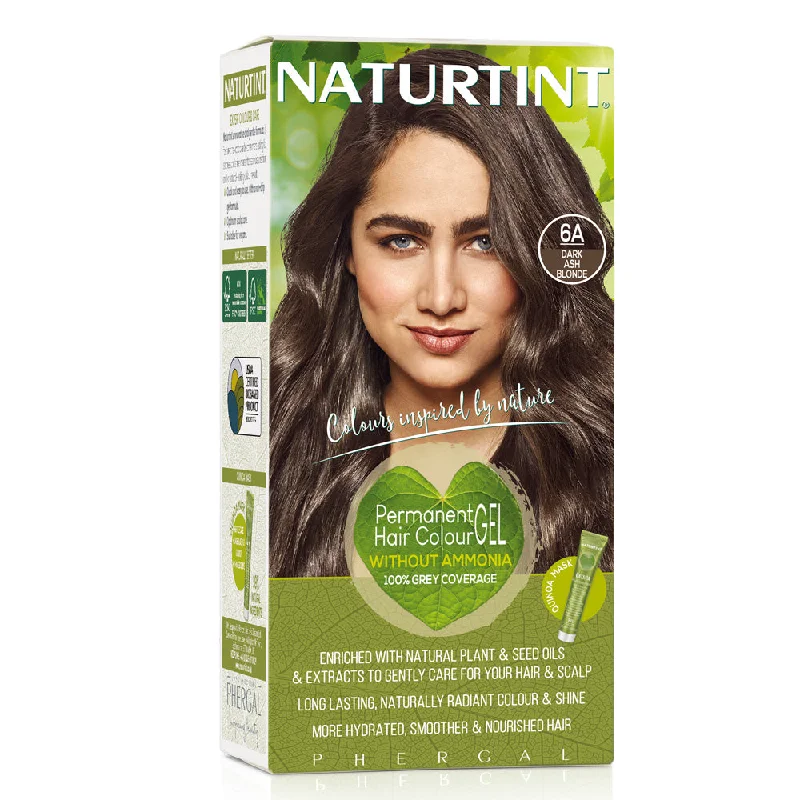 Fixing lotion-Naturtint Permanent Hair Colour Gel - 6A Dark Ash Blonde