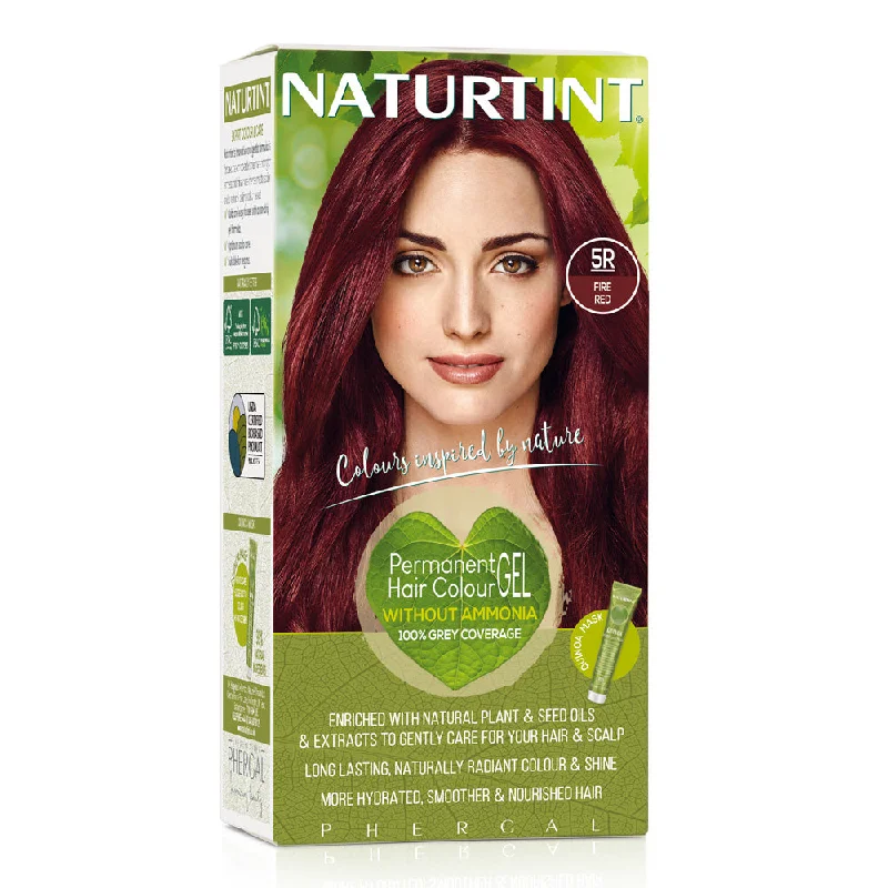 Cooling oil-Naturtint Permanent Hair Colour Gel - 5R Fire Red