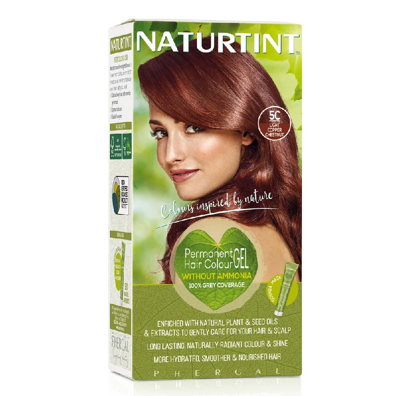 Defining cream-Naturtint Permanent Hair Colour Gel - 5C Light Copper Chestnut