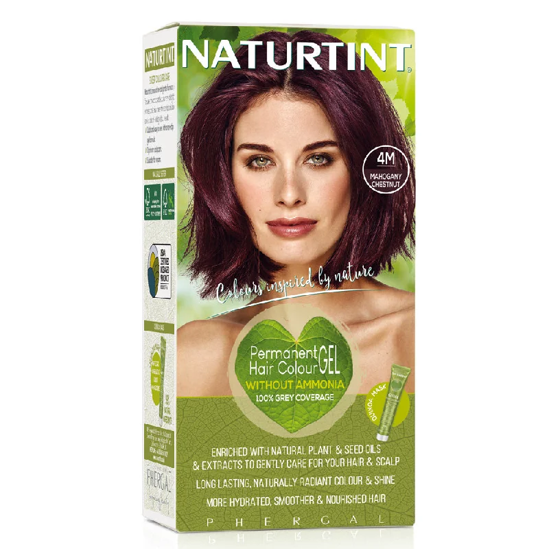 Fixing mist-Naturtint Permanent Hair Colour Gel - 4M Mahogany Chestnut