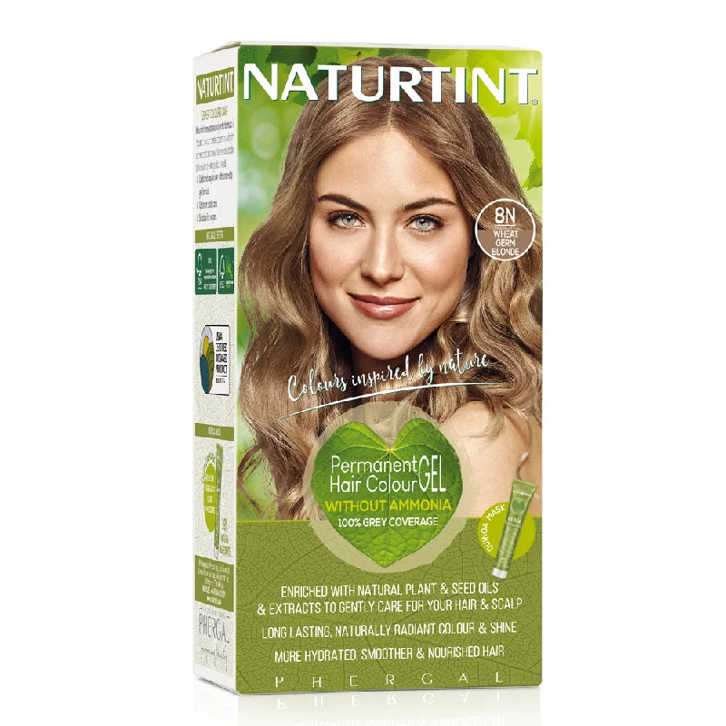 Scalp nourishing mist-Naturtint Permanent Hair Colour Gel - 8N Wheatgerm Blonde