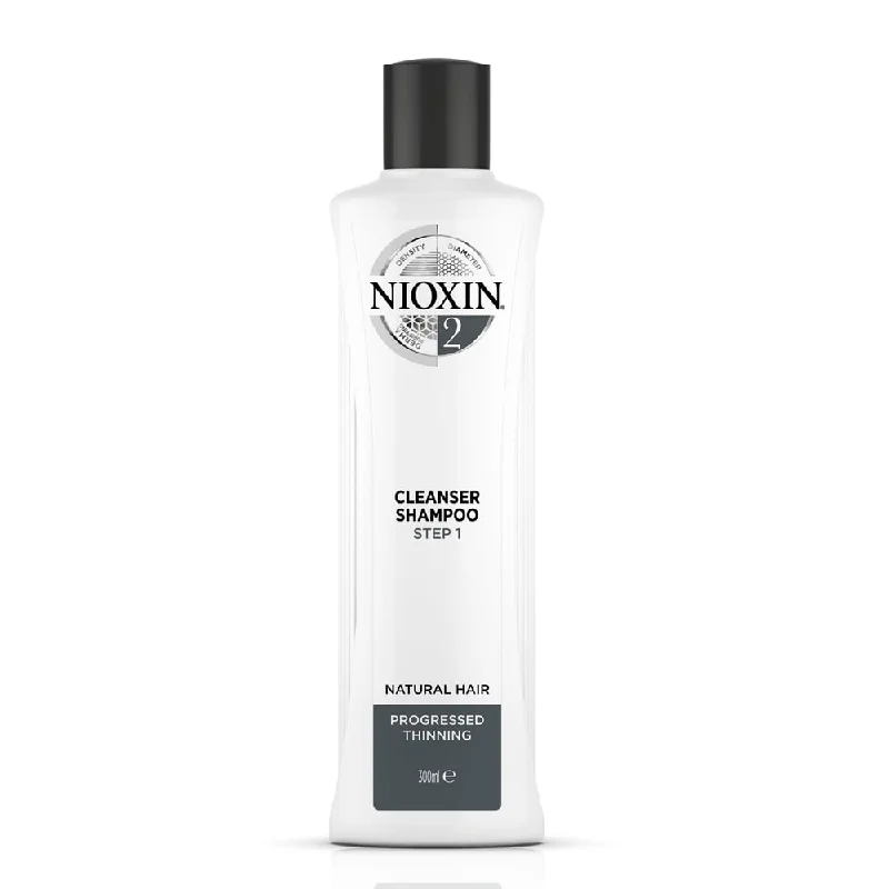 Organic hair care for hair plumpness-Nioxin Cleanser 2 System 300ml