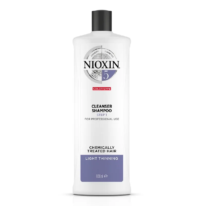 Hair care routine for hair plumpness-Nioxin Cleanser 5 System 1000ml