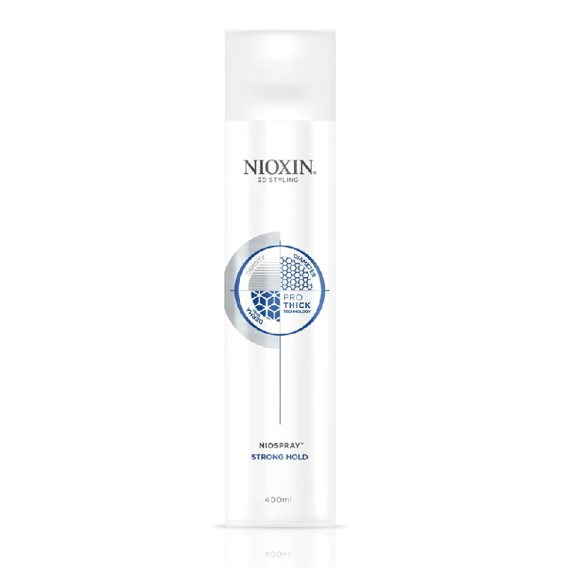 Hair care routine for gym-goers-Nioxin Niospray Strong Hold 400ml