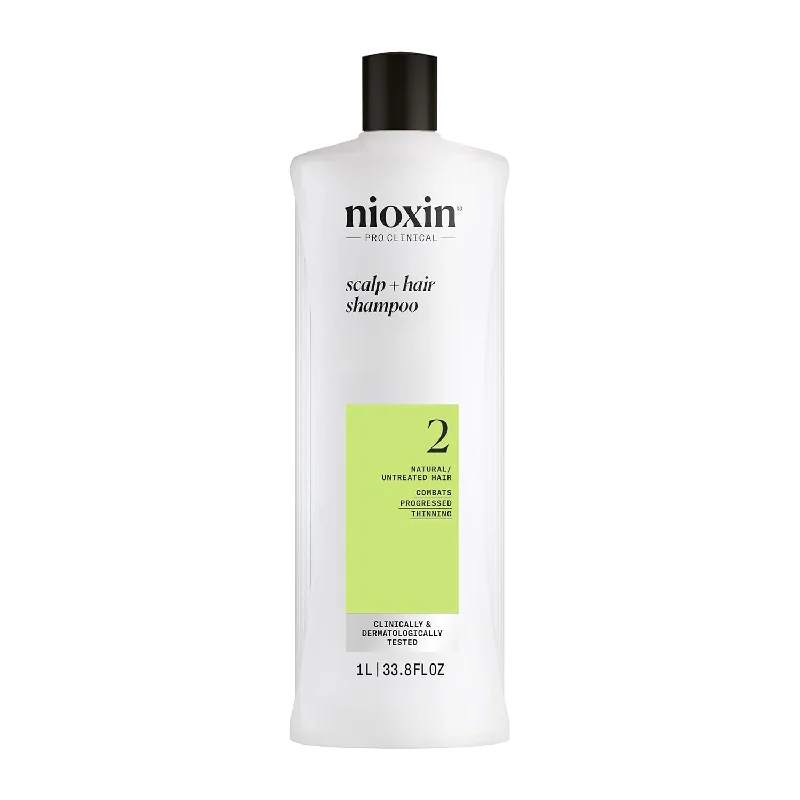 Restoring balm-Nioxin System 2 Shampoo for Natural Progressed Thinning Hair 33.8 oz