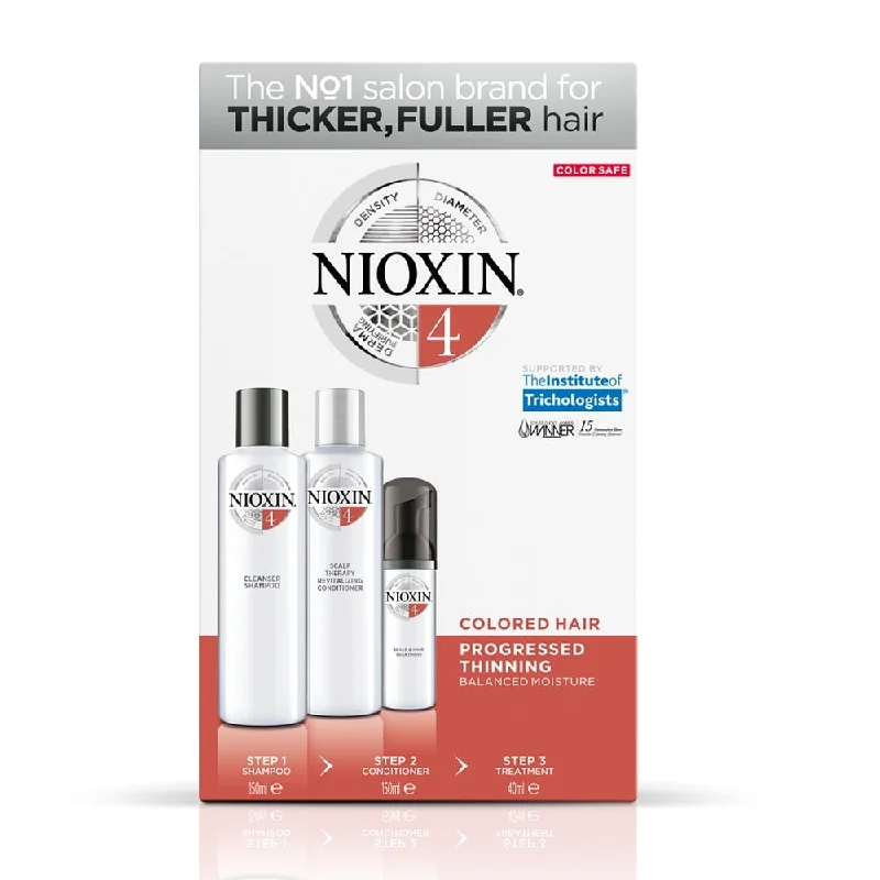 Protein treatment hair care-Nioxin Trial Kit System 4