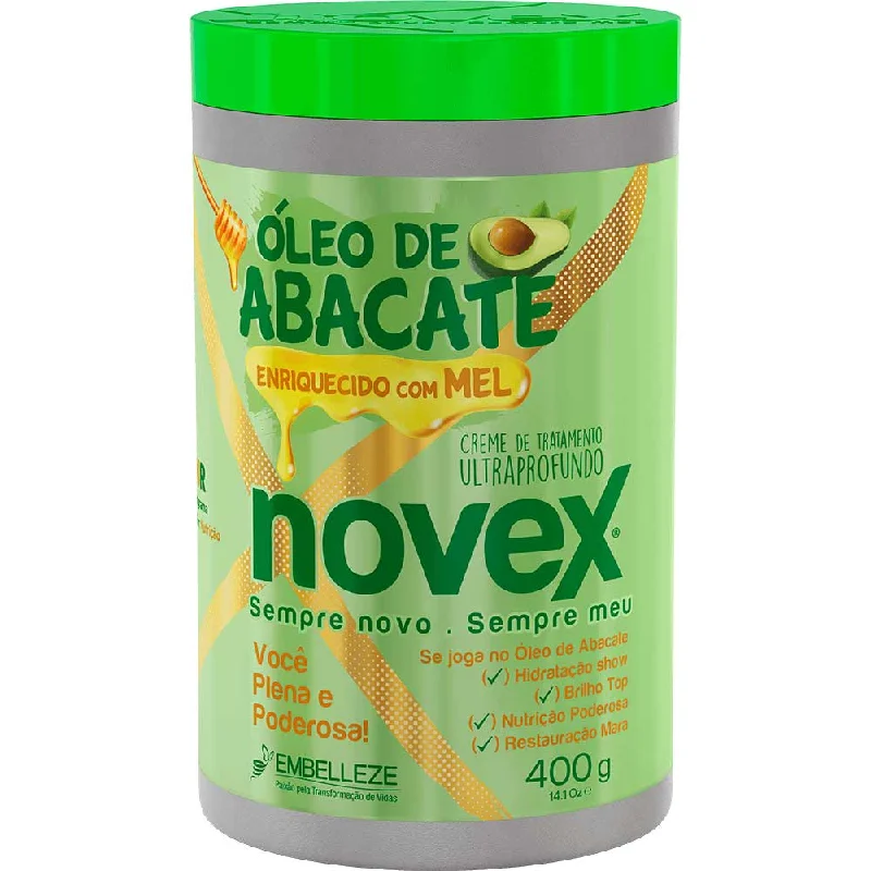 Anti-itch cream-Novex Treatment Cream Avocado Oil Abacate 400g