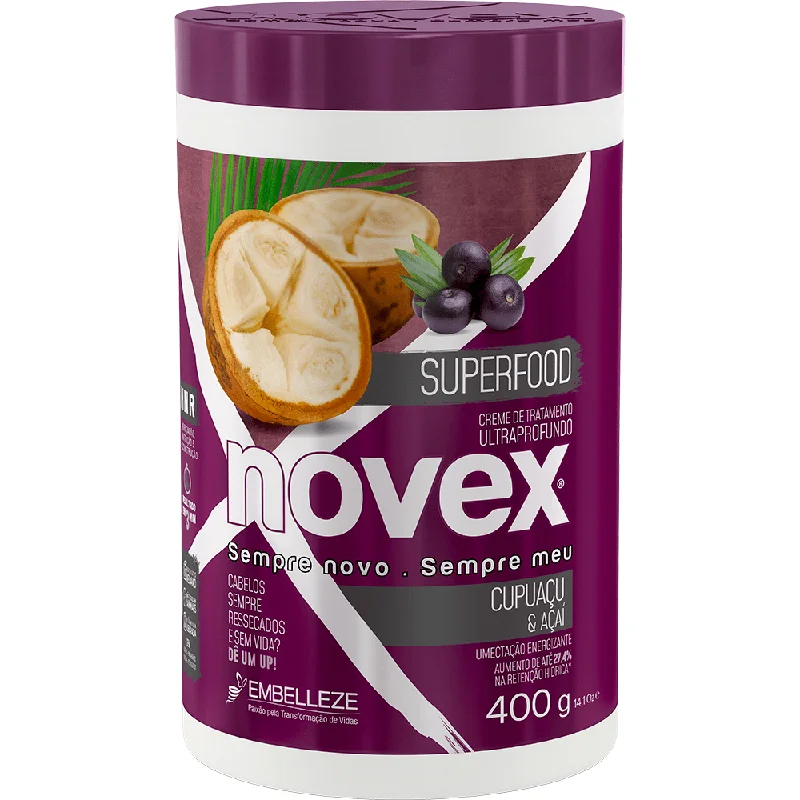 Curl extending gel-Novex Treatment Cream Superfood Cupuaçu And Acai 400g