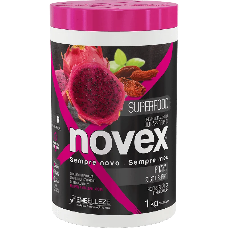 Hair care products with arnica-Novex Treatment Cream Superfood Pitaya And Gojiberry 1kg