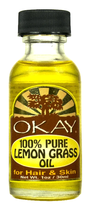 Defining cream-Okay Hair & Skin Oil 100% Pure Lemon Grass Oil 1oz