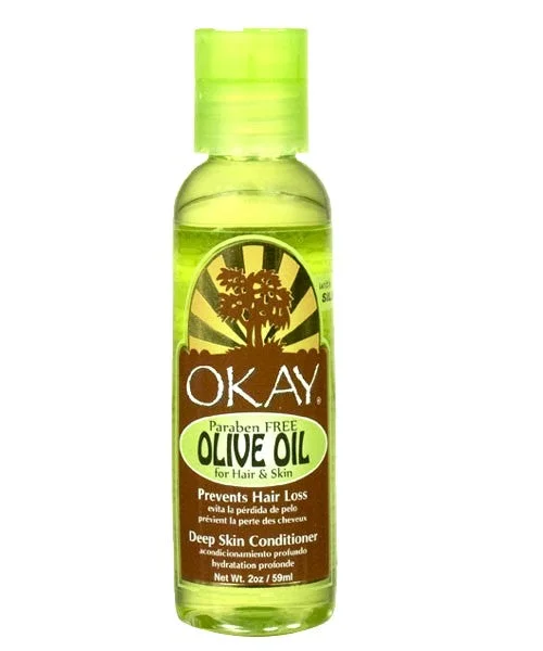 Detox lotion-Okay Olive Oil for Hair & Skin, 2 oz